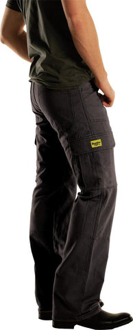 Men's Cargo Riding Jeans Black Sz 44