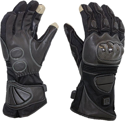 Carbon 12V Heated Gloves Black 3X