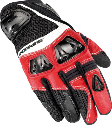 Jab-r Leather Gloves Black-red 3x