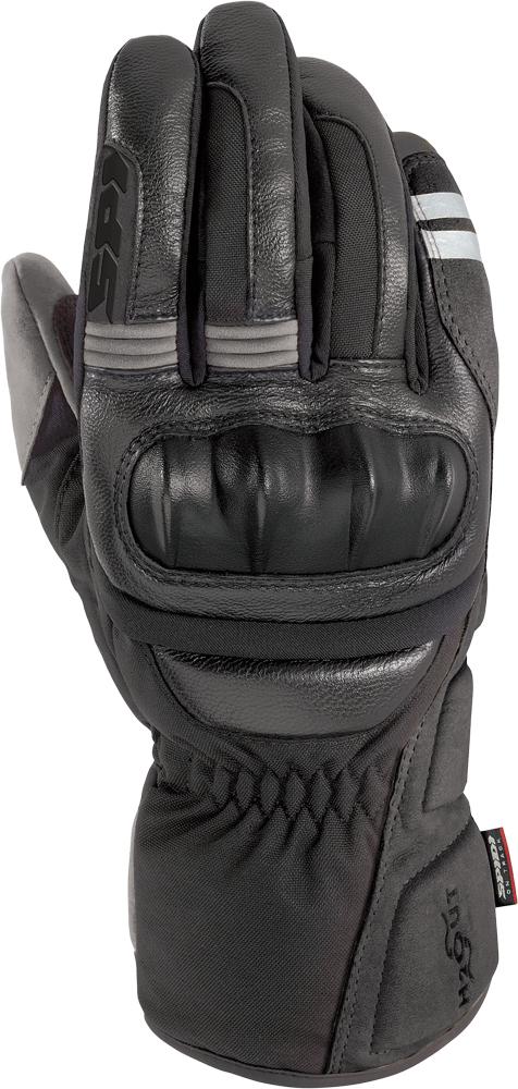 Motorrad Leather H2out Gloves Black-grey 3x