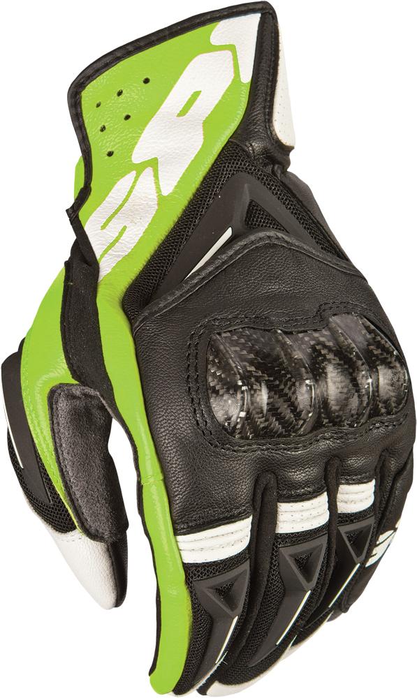 Str-3 Vent Coupe' Leather Gloves Black-green X