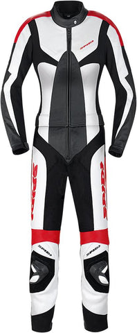 Poison Leather Touring Ladies Suit Black-white E48-us46