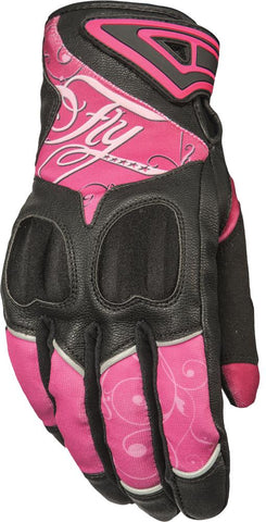 Venus Ladies Gloves Pink-black X