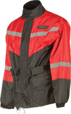 2-Pc Rain Suit Black/Orange 5X