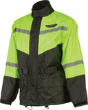 2-Pc Rain Suit Black/Orange 5X