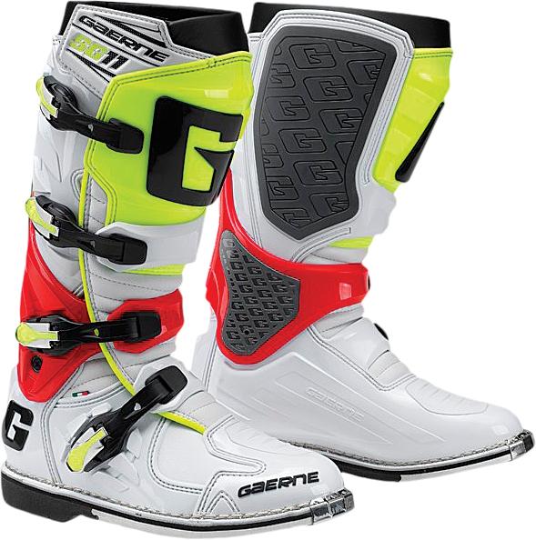 Sg-11 Boots White-red-yellow Sz 6