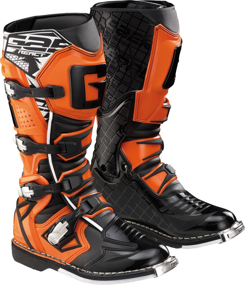 G-react Boots Orange-black Sz 10