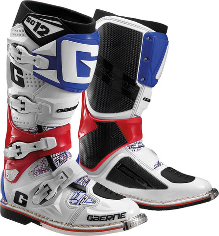 Sg-12 Boots Red-white-blue Sz 9
