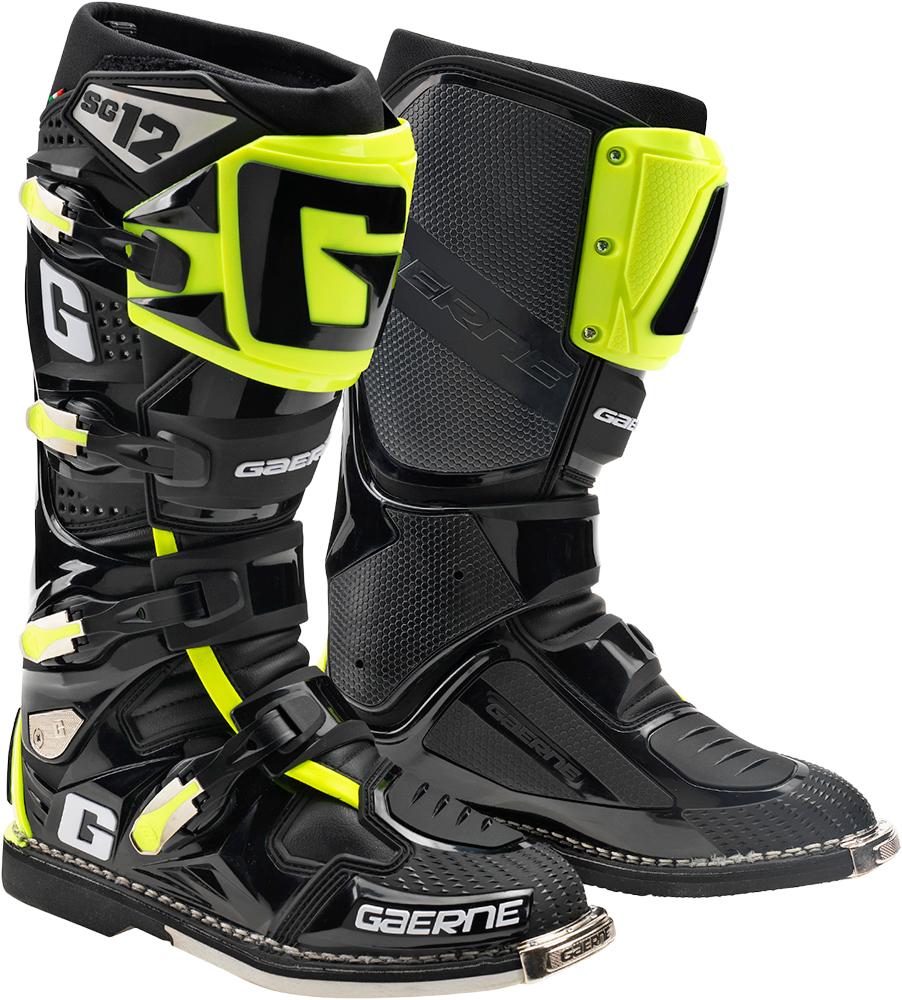 Gaerne Sg-12 Blk-hi-vis Sz 9 L Imited Edition