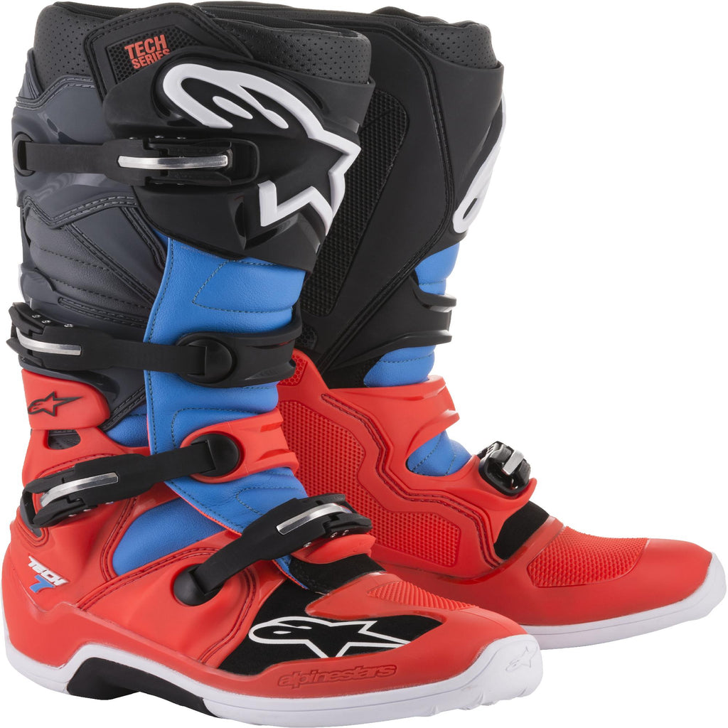 Alpinestars Vegas Tech 7 12 Bl Ackjack Yel/Flou Red