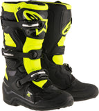 Tech 7S Boots Black/Orange/White/Blue Sz 8