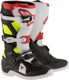 Tech 7S Boots Black/Orange/White/Blue Sz 8