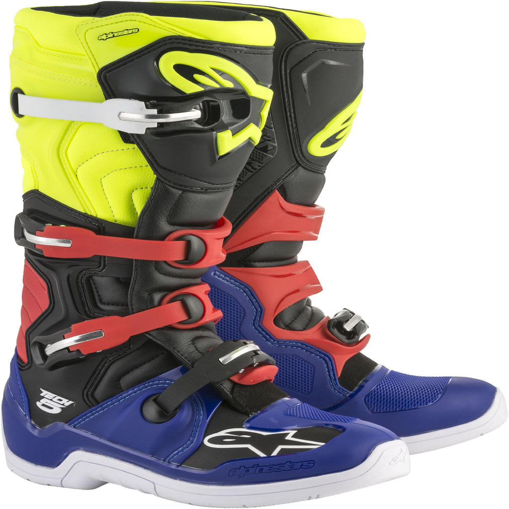 Tech 5 Boots Blue/Black/Yellow Sz 15