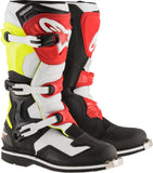 Tech 1 Boots Black/White/Yellow/Red Sz 16