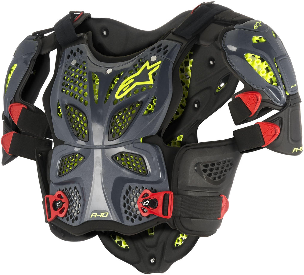 A-10 Full Chest Protector Anthracite/Red M/L
