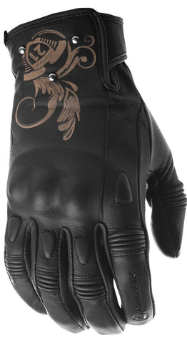 Black Ivy Ladies Gloves Black X