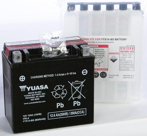 Battery Ytx14-bs Sealed