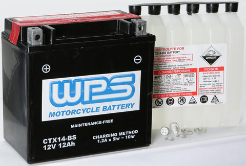 Maintenance Free Battery Ctx14-bs