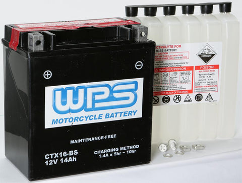 Maintenance Free Battery Ctx16-bs