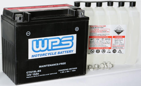 Maintenance Free Battery Ctx19l-bs