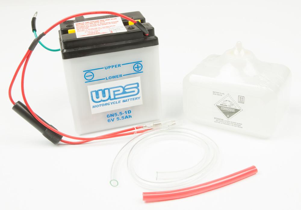 Battery W-acid Pack 6n5.5-1d