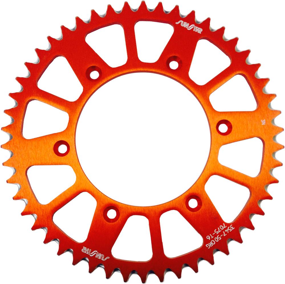 Rear Sprocket Aluminum Orange 50t