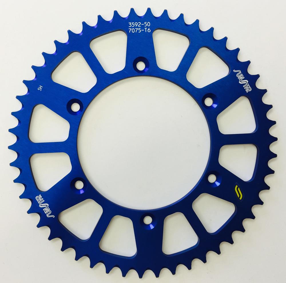 Rear Sprocket Aluminum Blue 50t