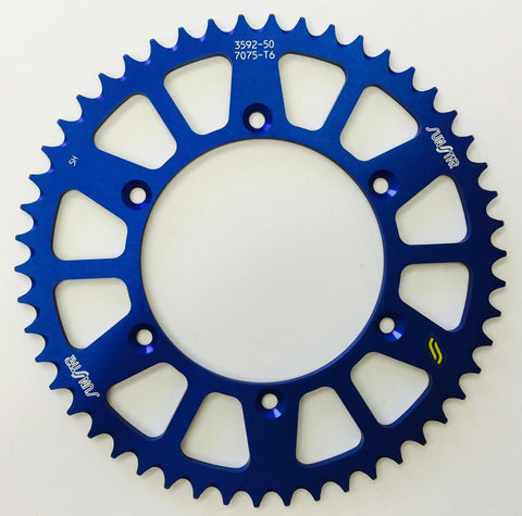 Rear Sprocket Aluminum Blue 50t