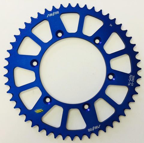 Rear Sprocket Aluminum Blue 51t