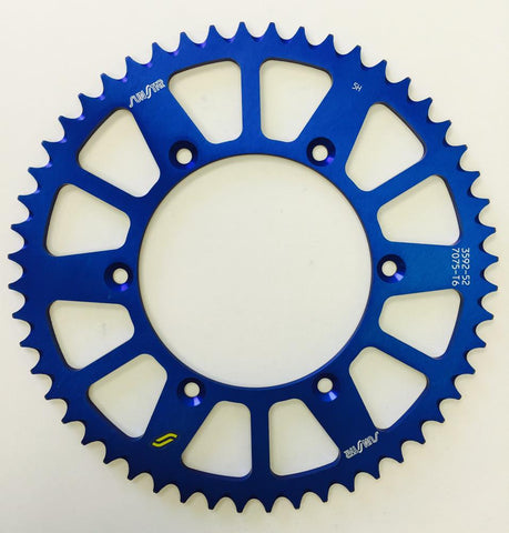Rear Sprocket Aluminum Blue 52t