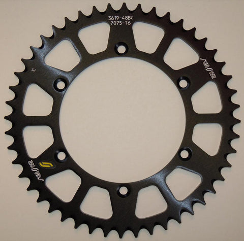Rear Sprocket Aluminum Black 52t