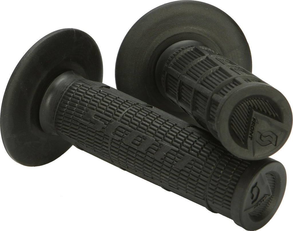 Radial Half Waffle Grips Black 7-8"