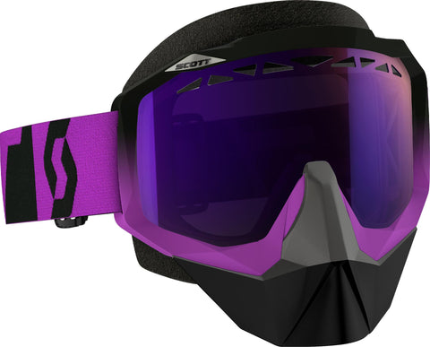 Hustle Snocross Goggle Oxide Purple-blk W-purple Chrome