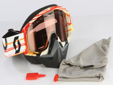 Tyrant Sno-x Goggle Paint Orange W-acs Rose Lens