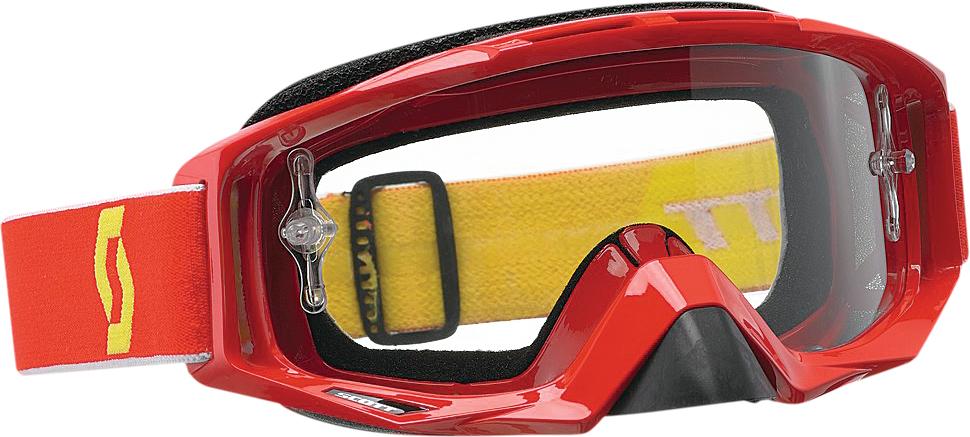 Tyrant Goggle Red W-clear Lens