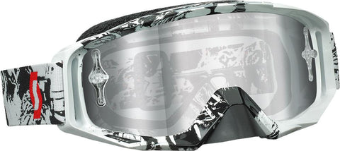 Tyrant Goggle Tiger Black-white W-chrome Lens