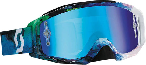 Tyrant Goggle Podium Green-blue W-chrome Lens