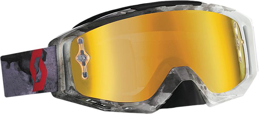 Tyrant Goggle Podium Grey-red W-chrome Lens