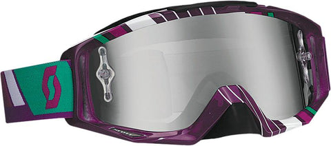 Tyrant Goggle Race Purple- Paste Green W-chrome Lens