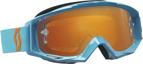 Tyrant Goggle Electric Blue W-orange Chrome Lens