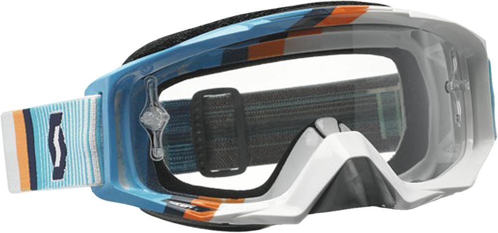 Tyrant Goggle Fade White-blue W-clear Lens