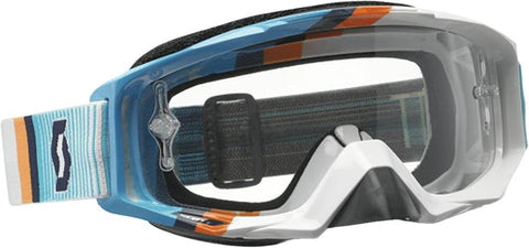 Tyrant Goggle Fade White-blue W-clear Lens