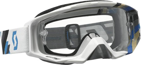 Tyrant Goggle Linear White-blue W-clear Lens
