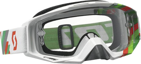 Tyrant Goggle Linear White-green W-clear Lens