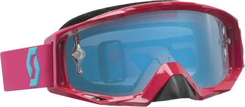 Tyrant Goggle Rubine Red W-electric Blue Chrome Lens