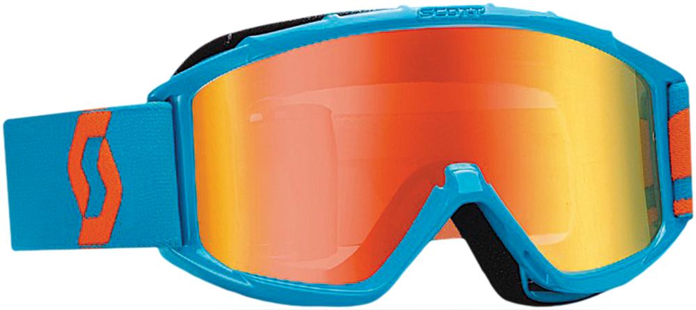 89si Pro Youth Goggle Electric Blue W-orange Lens