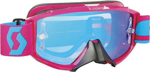 89si Pro Youth Goggle Rubine Red W-blue Lens