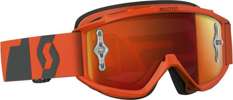 89si Pro Youth Goggle Orange-blue W-elec. Blue Lens