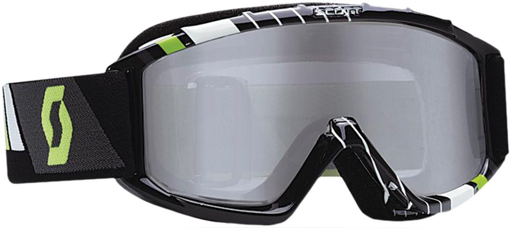 89si Pro Youth Goggle Race Black-green W-silver Lens