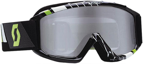 89si Pro Youth Goggle Race Black-green W-silver Lens